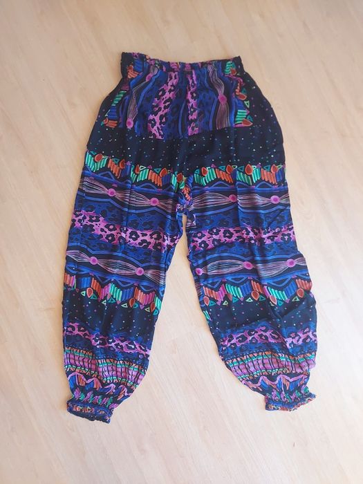 Calças coloridas verão L/XL
