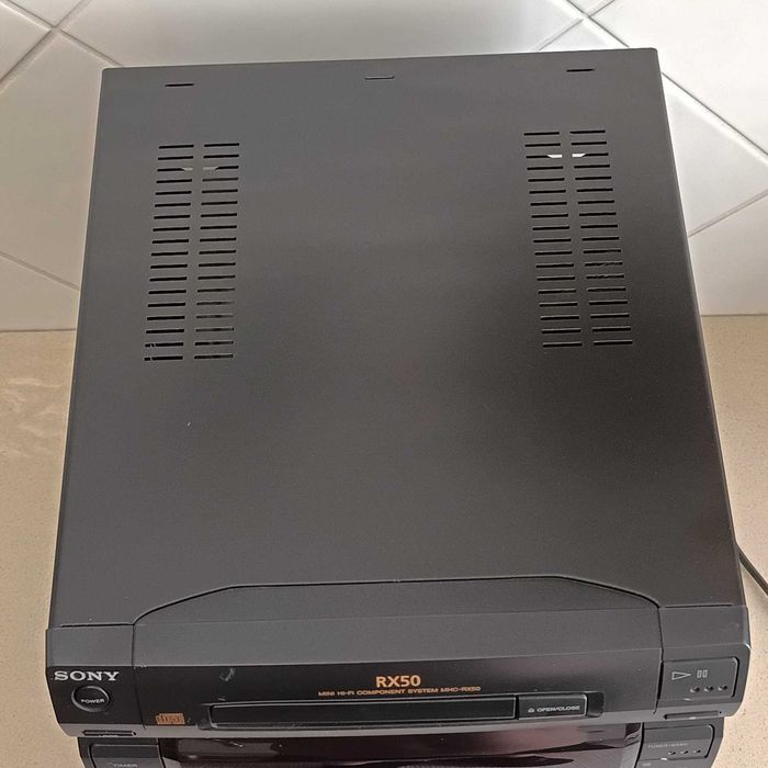 Sony MHC-RX50 Hi-Fi Amplificador Rádio + Colunas Opcionais aparelhagem