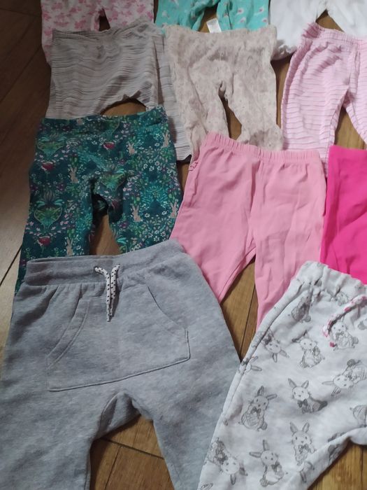 Legginsy spodnie, roz. 6-9 miesięcy
