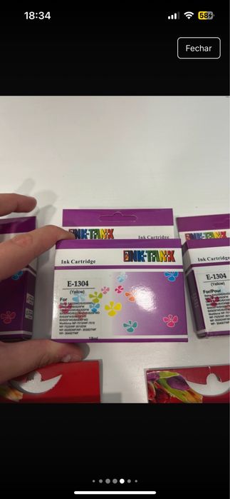 Tinteiros compativeis com impressora Epson
