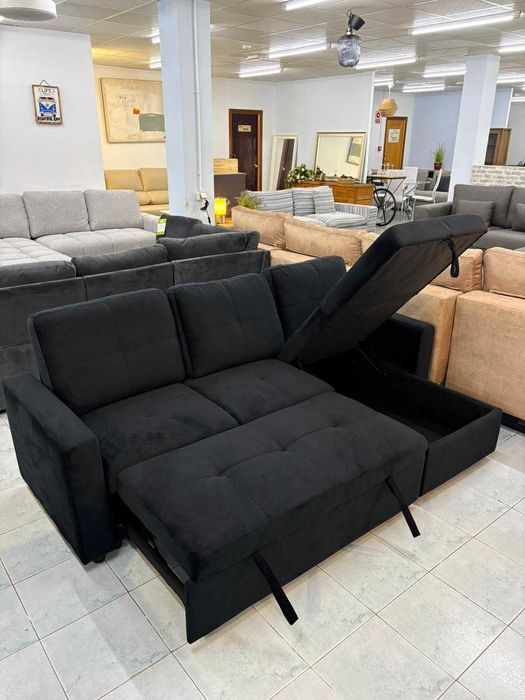 Novo sofa preto em DESCONTO