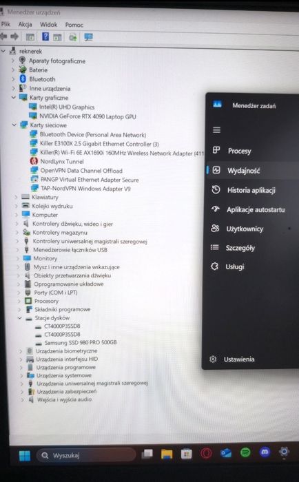 Laptop Raptor GTR, RTX4090, Intel i9-13900HX, 64GB ram DDR5