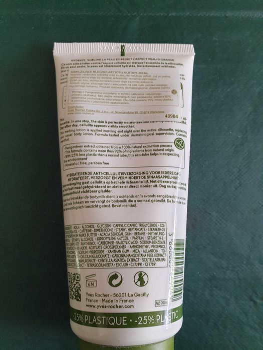Yves Rocher mleczko nawilżające antycellulitowe