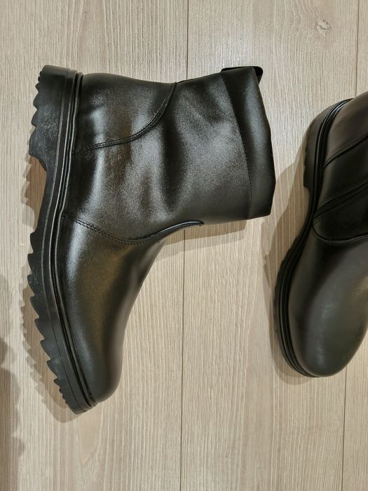 Półbuty męskie skórzane