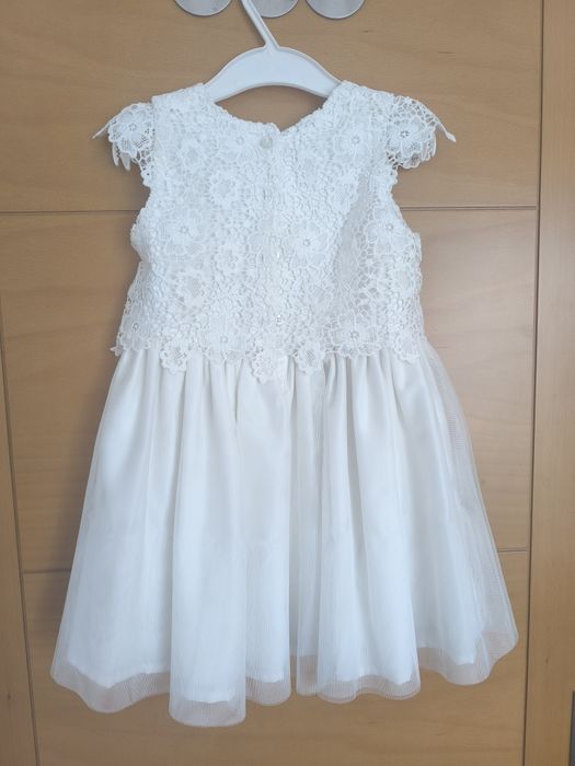 Vestido cerimónia menina 12 a 24 meses