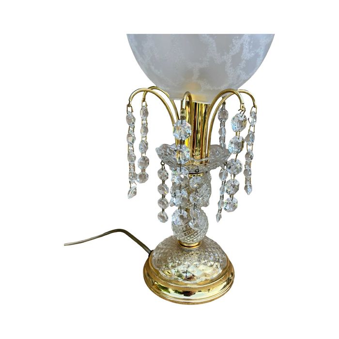 Lampa stołowa, Hollywood Regency, Sölken Leuchten, Niemcy, lata 80.