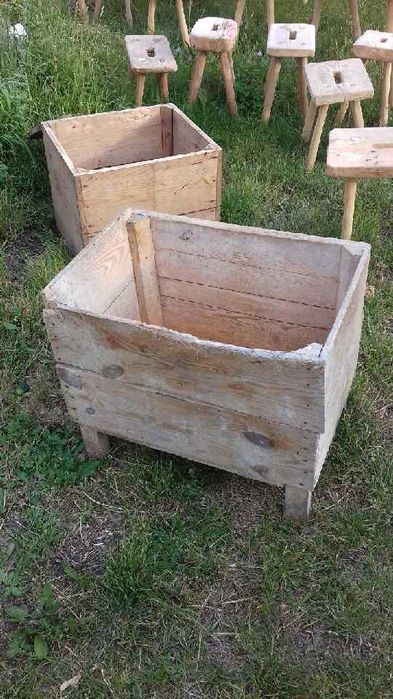 Skrzynie drewniane prl