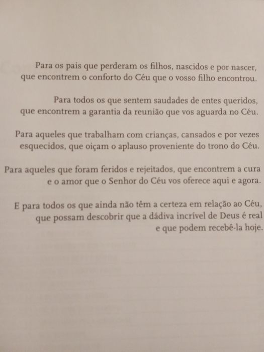 Livro O Céu Muda Tudo NOVO não foi lido