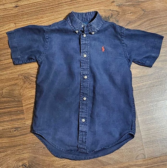 Koszula lniana Ralph Lauren 6 lat