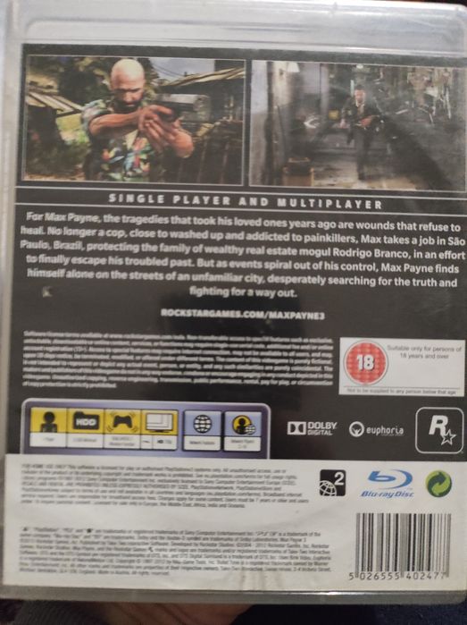 Max Payne 3 PS3 completo