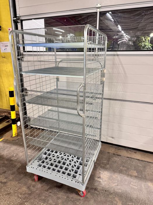 Wózek transportowy magazynowo przemysł