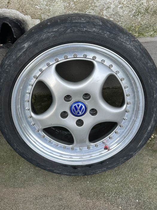 Troco jantes RH 17 5x112 ler descricao