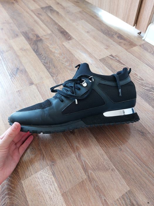 Mallet London buty męskie czarne sznurowane sneakersy