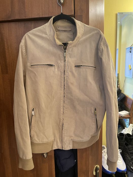 Продаю натуральну замшеву куртку OOGJI для чоловіків розміром XXL