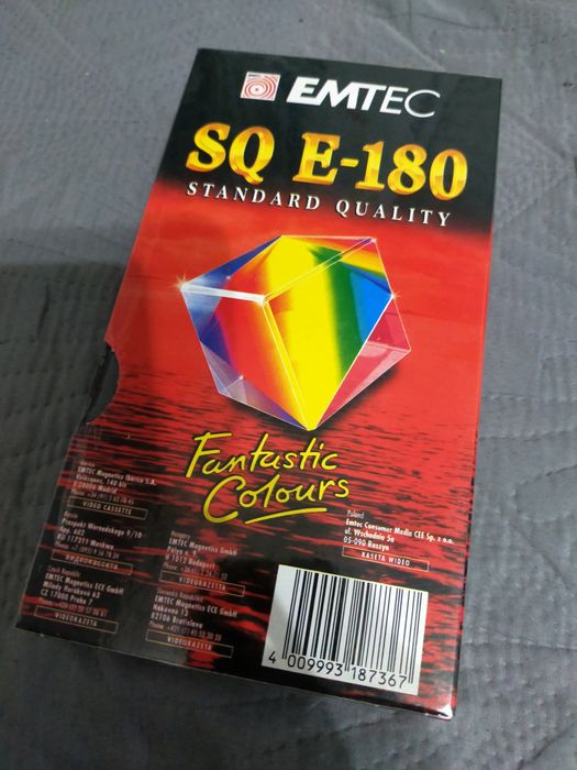 Emtec SQ E-180 nową kaseta VHS