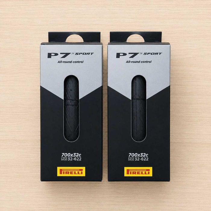 Pack 2 Pneus Pirelli P7 Sport 32-622 700x32C Tubetype Folding
