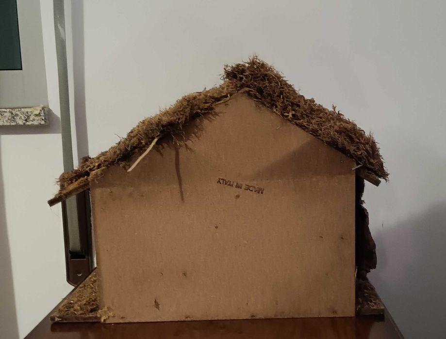 Cabana para presépio muito bem executada