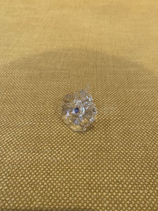 Swarovski flor pedra azul