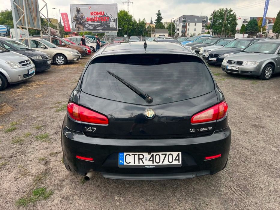Alfa Romeo 147 1.6 + GAZ 105KM 2008r • Klimatyzacja • Radio Android • alufelgi