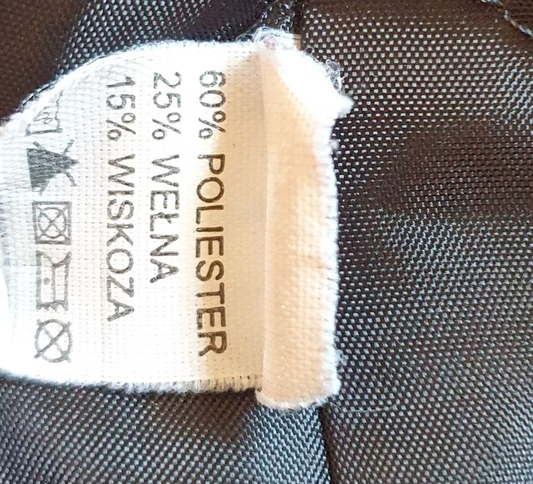 Młodzieżowy męski krótki płaszcz 170 cm