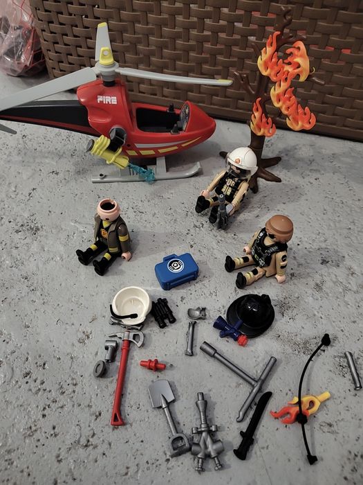 Zestaw klocków Playmobil - straż pożarna