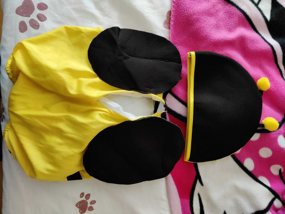 Fato de abelha com gorro