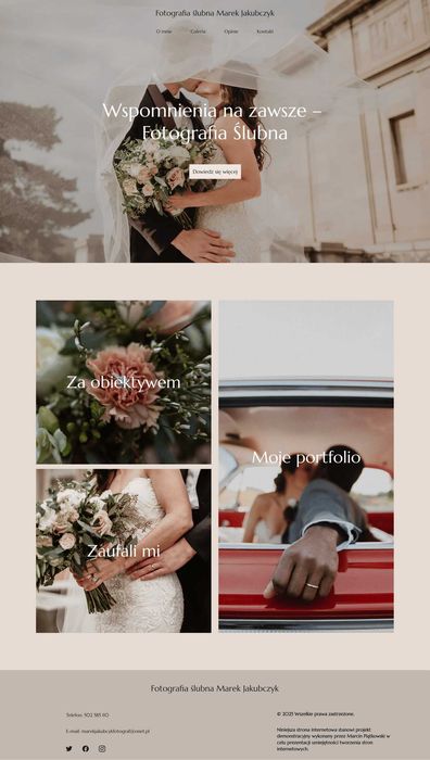 Stworzę stronę internetową "po kosztach" - pomóż mi zbudować portfolio