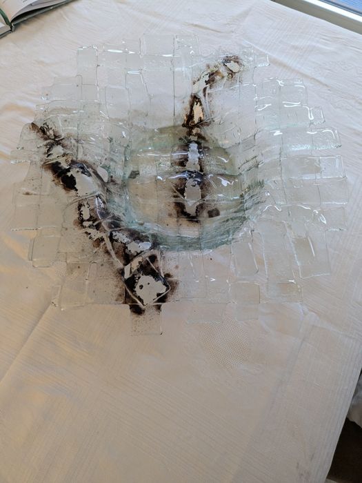 Centro de mesa vidro