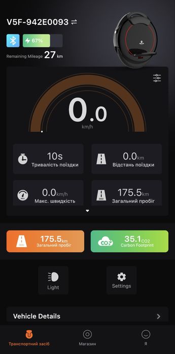 Моноколесо Inmotion V5F (МАЛИЙ ПРОБІГ + НОВИЙ АКУМ)