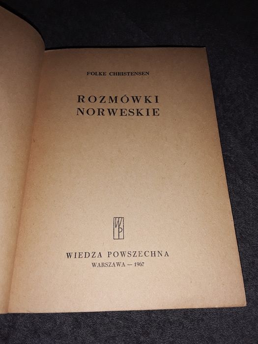 Rozmówki norweskie folke Christensen