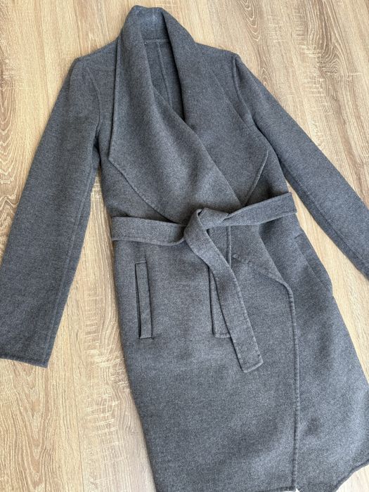 Massimo Dutti S. 34-36 пальто вовна-кашемір тренч