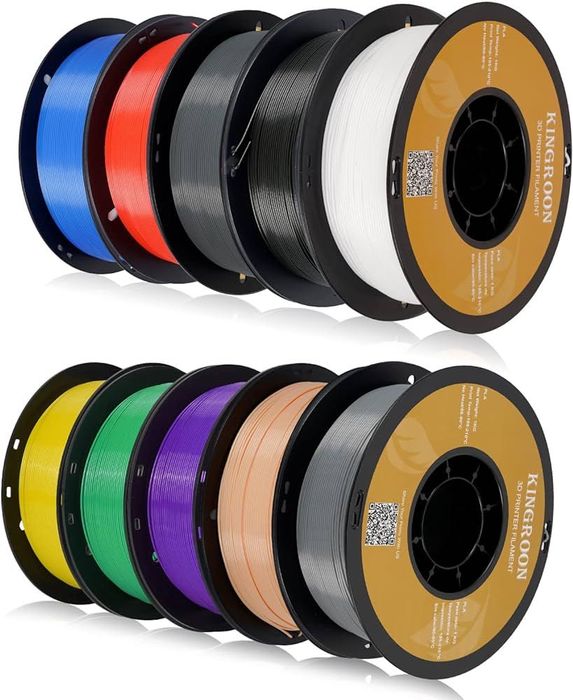 Найкращий філамент PETg та PLA пластик Kingroon, Sunlu.
