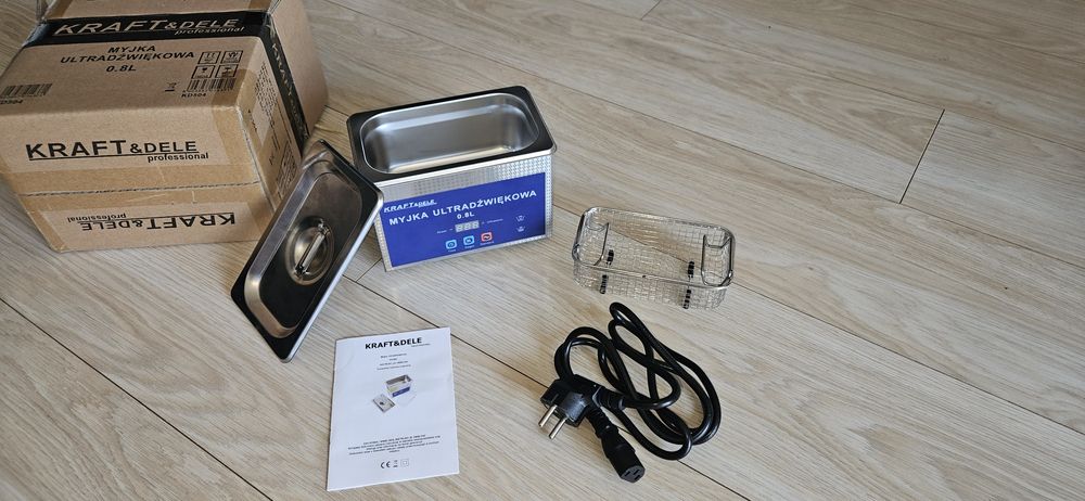 Myjka ultradzwiekowa 0.8l kraft&dele