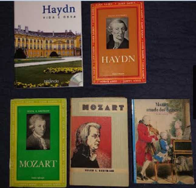 Vários livros de Música