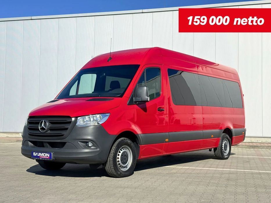 Mercedes-Benz SPRINTER / 190 KM / WEBASTO / 9 MIEJSC  Pierwszy Właściciel / Duża Przestrzeń Załadunkowa