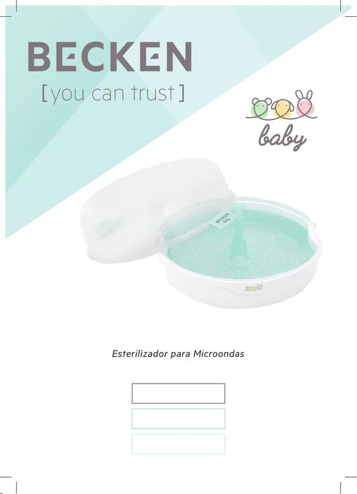 Esterlizador de biberões e chupetas