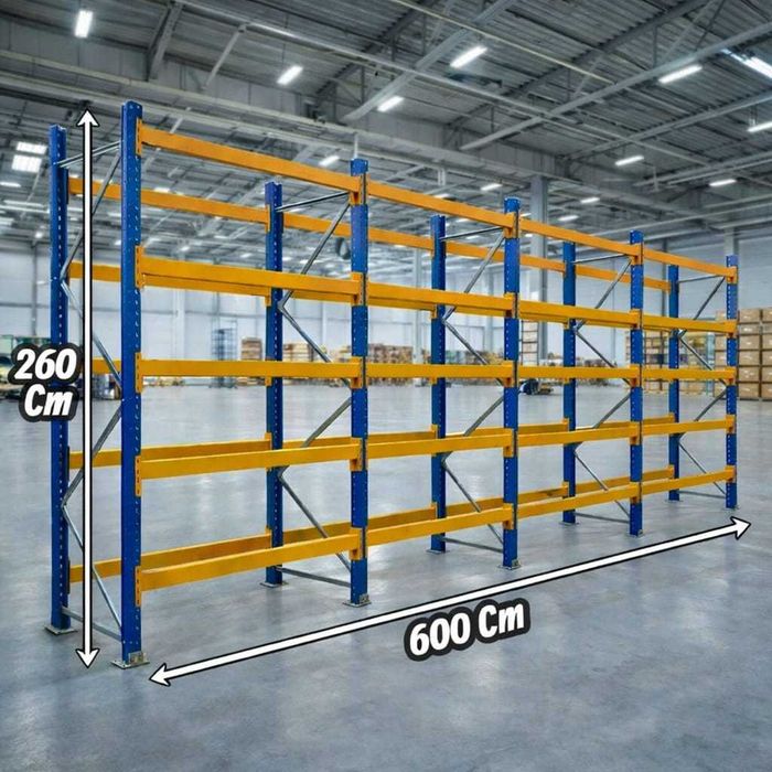Regały magazynowe półkowe paletowe przemysłowe