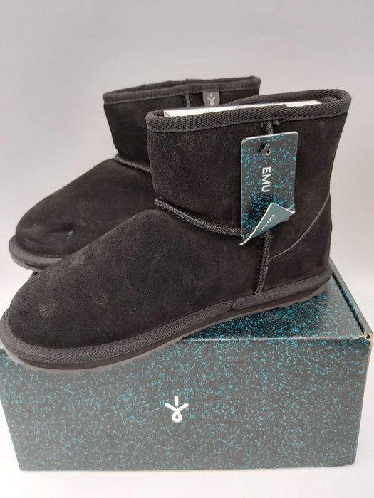 NOWE botki śniegowce EMU AUSTRALIA wallaby mini 36 k/e czarne