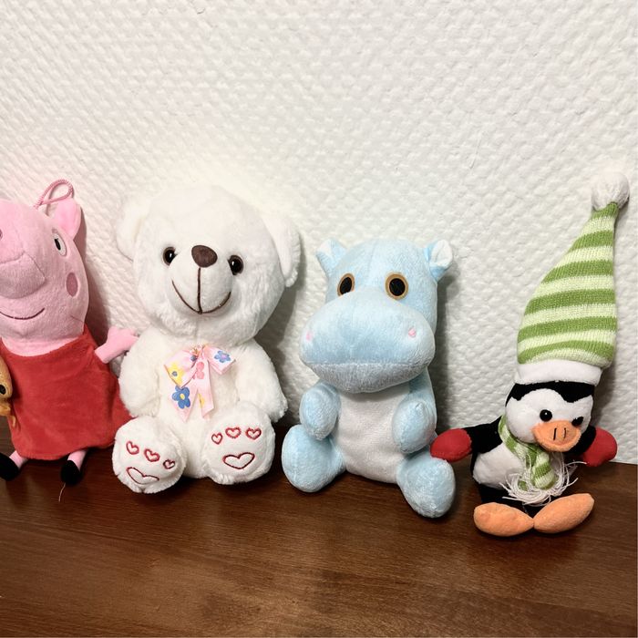 Zabawki pluszaczki4 sztuki -zestaw