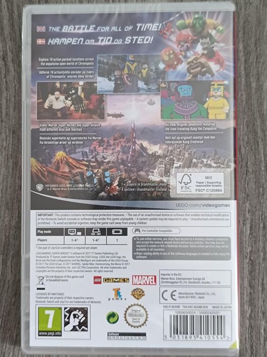 LEGO Marvel Super Heroes 2 na Nintendo Switch pl nowa