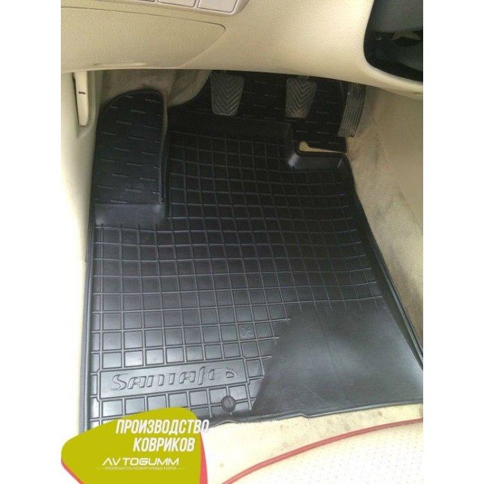 коврики Hyundai_SantaFe_ 2006-2012 (5 - 7 мест) Санта фе автогум салон
