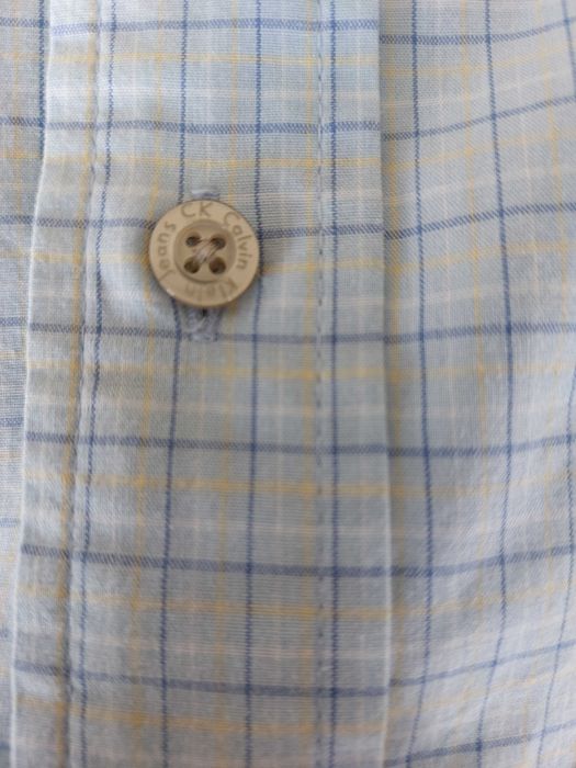 Camisa Manga Curta Calvin Klein Jeans | Vintage EUA | Tam. M | 100% Algodão