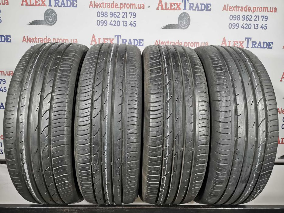 4 шт. 215/55 R18 Continental ContiPremiumContact 2 літні шини вживані
