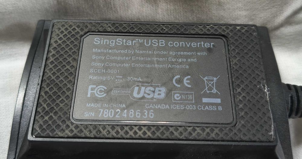 Oryginalny adapter SingStar PS