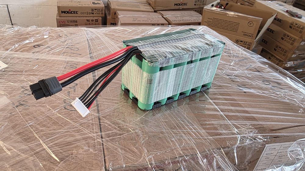 Акумуляторна збірка 6S3P 6×3 на оригінальних Samsung  50S 15000mAh