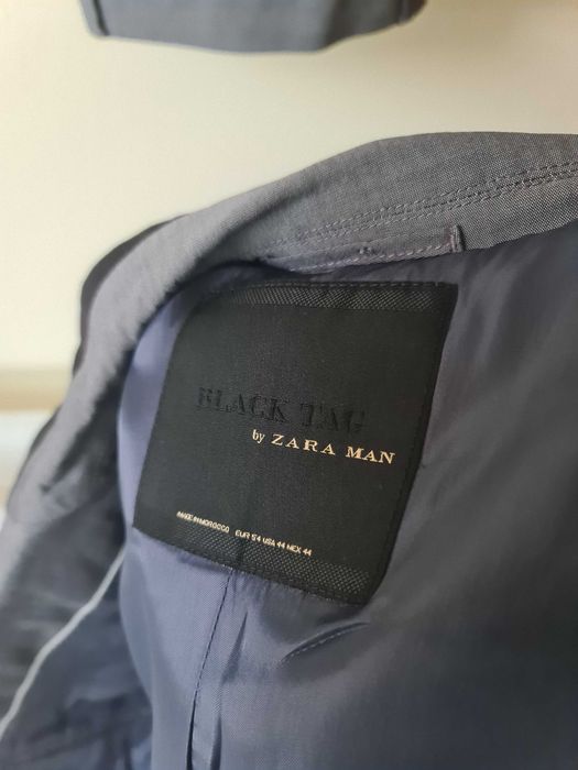 Fato Homem Cinzento Slim Fit Zara - Tamanho 54 Blazer e 42 Calças