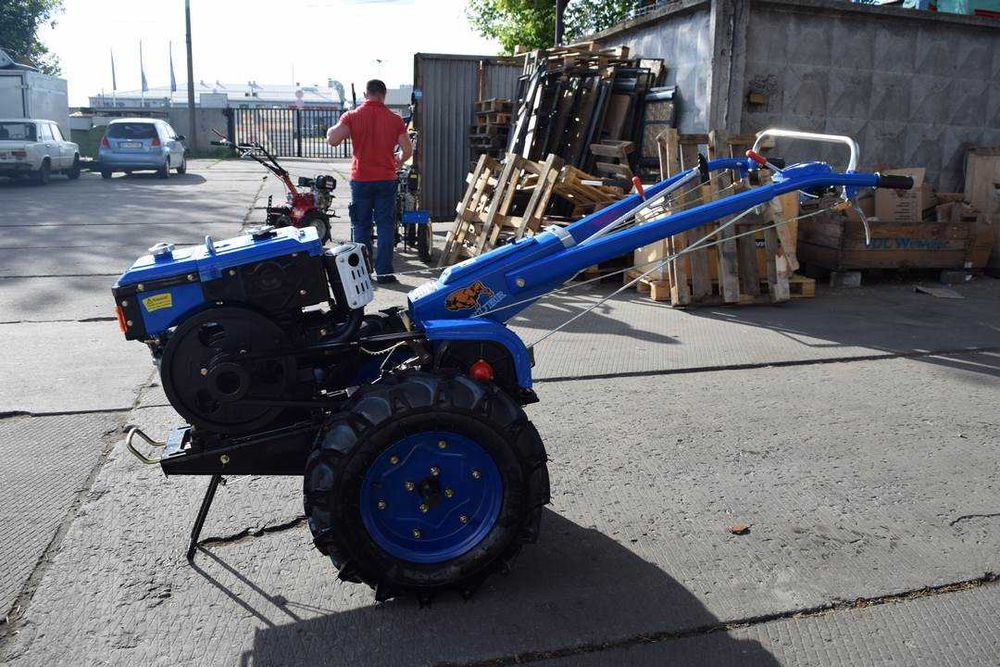 Мотоблок Зубр JR-Q78 ПЛЮС (8 к.с.) дизель! фреза 100 см!