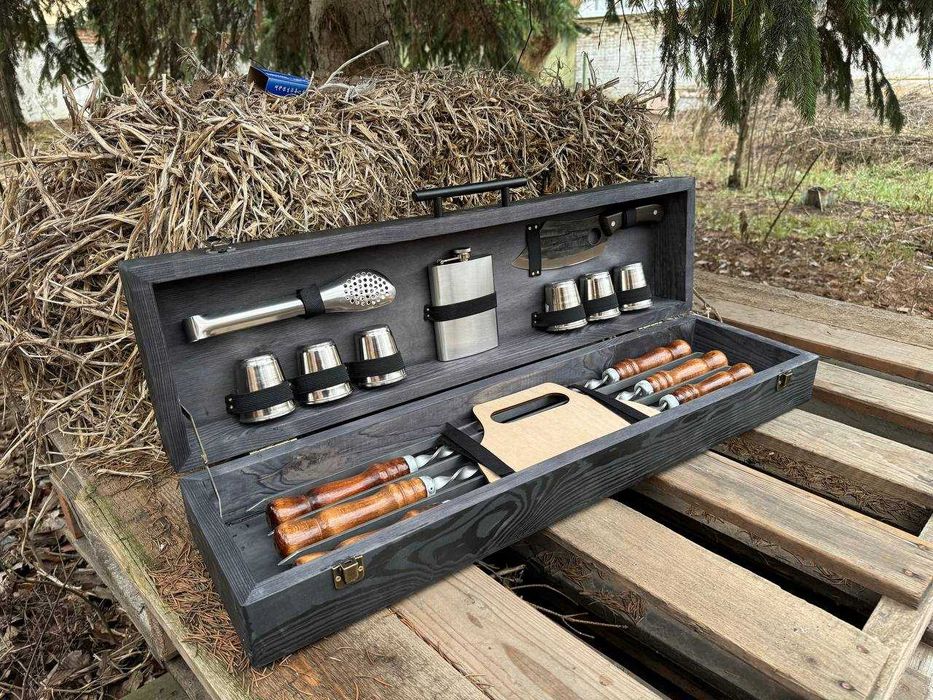 Подарунковий набір шампурів у кейсі Шампура на подарунок Набор