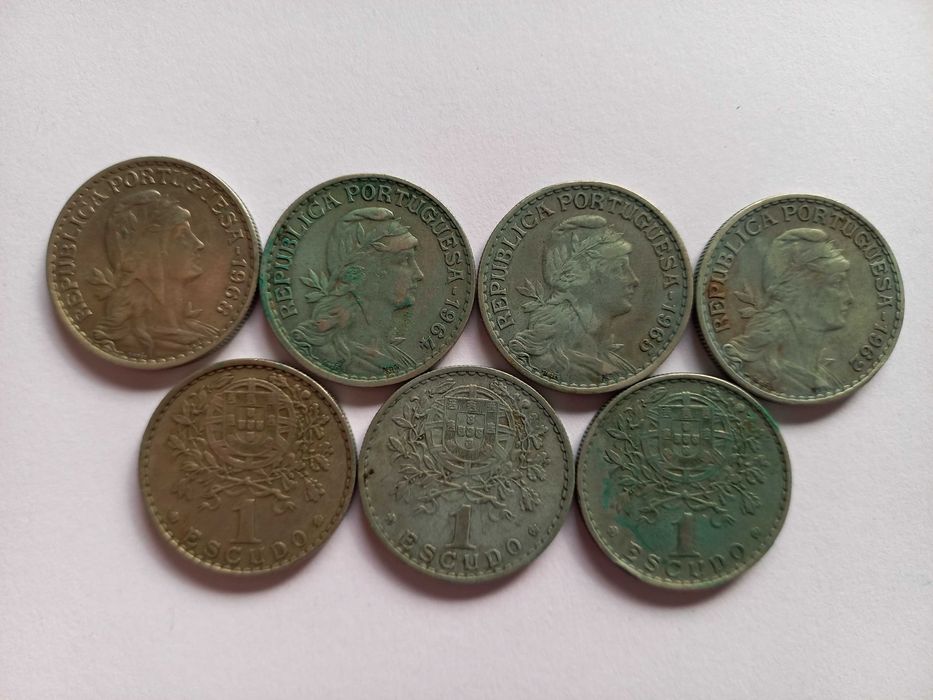 Portugal 1 escudo, 1927 a 1968