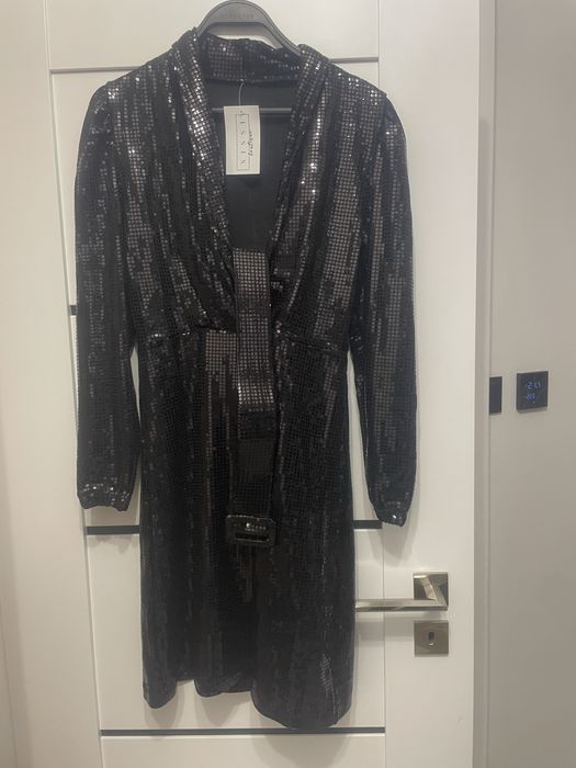 Sukienka Nowa cekiny sylwester L-XL